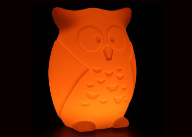 China Rechargeable Battery LED Owl Night Light with 16 Colors Remote Control supplier